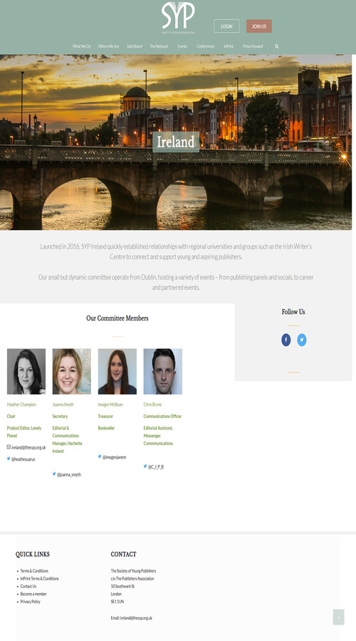 Ireland Society Of Young Publishers screenshot 1